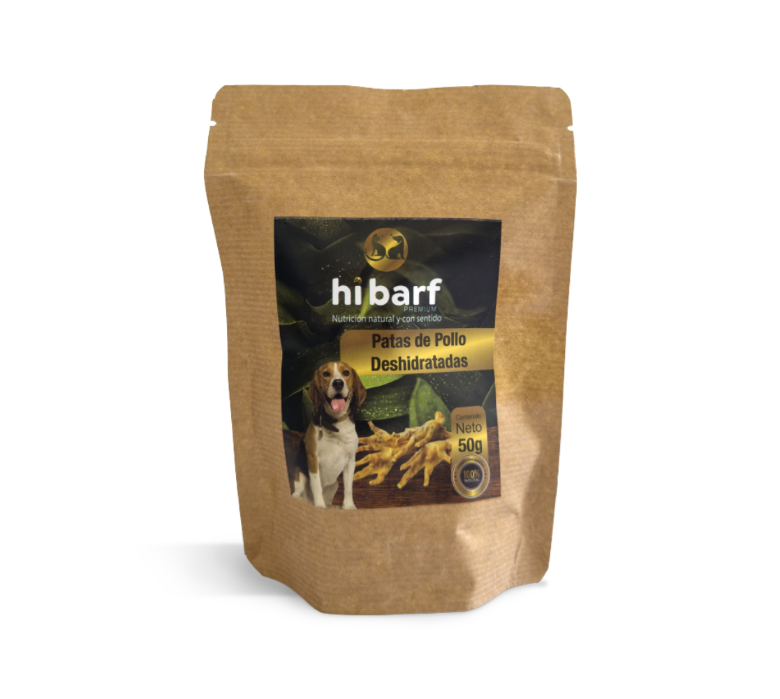 Patas de pollo deshidratadas x 12 und