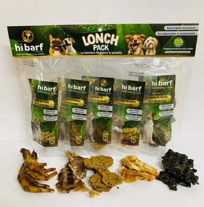 Lonch Pack HiBARF – Snacks naturales para perros