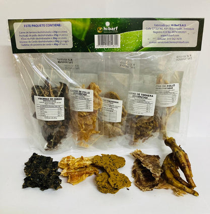Lonch Pack HiBARF – Snacks naturales para perros